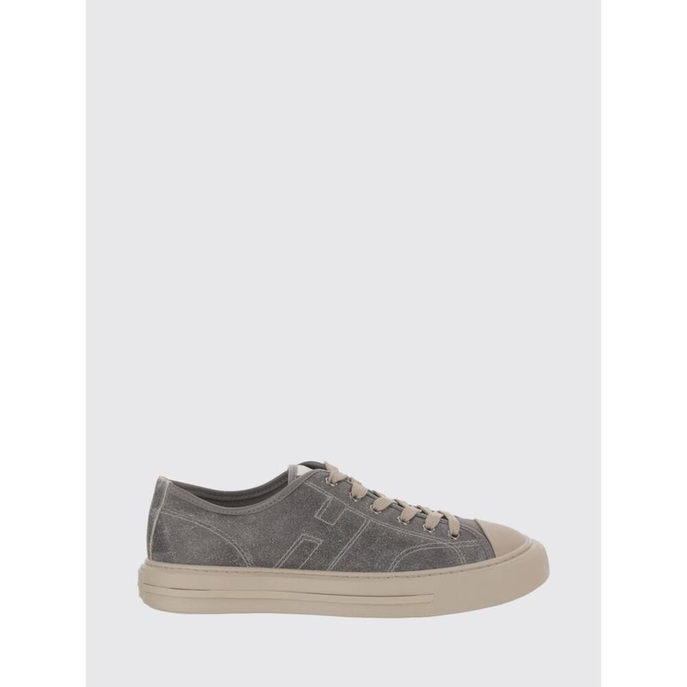 Hogan Men Rebel Suede Sneakers Hogan With Embroidered H Logo